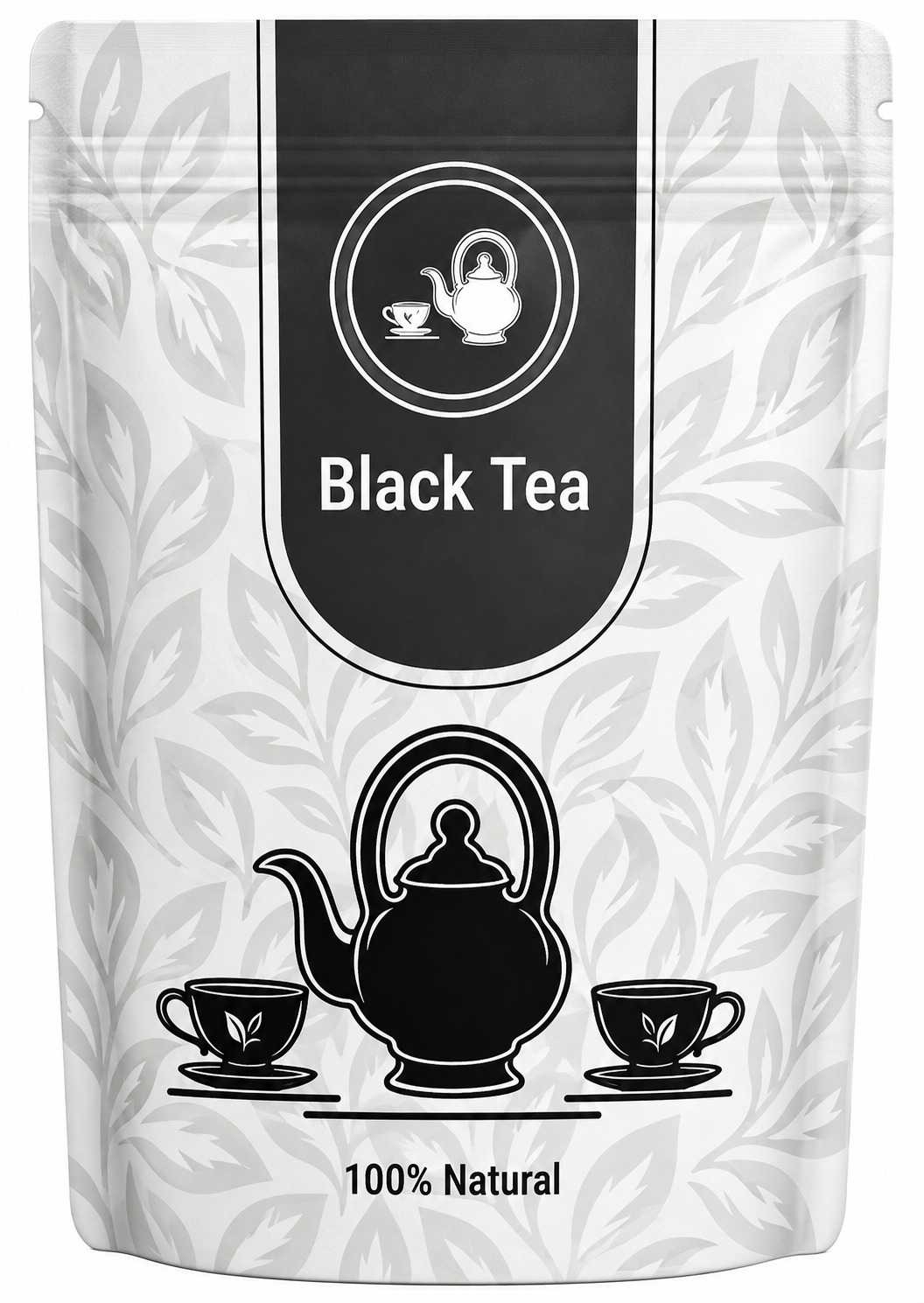 Black tea packaging design