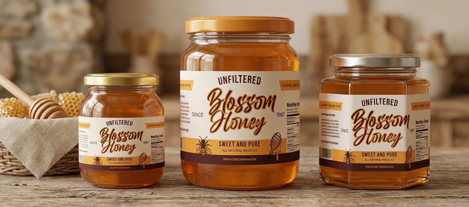 Honey packaging design